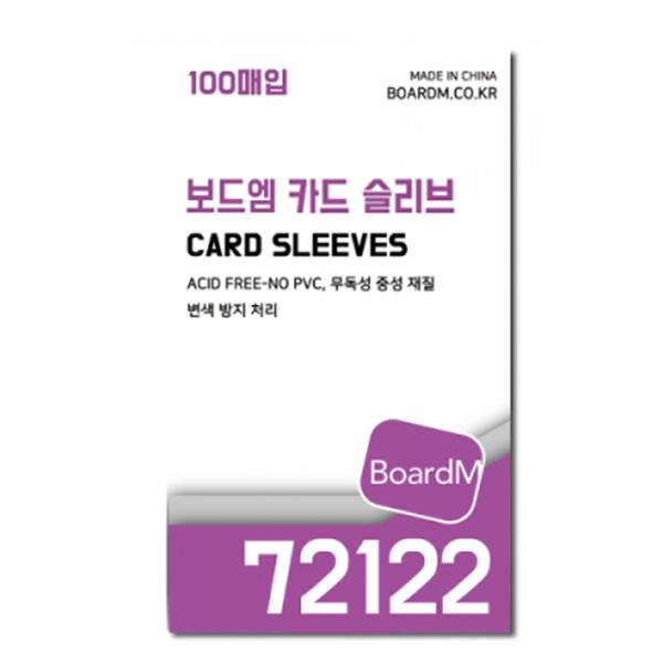 

BoardM Premium Card Sleeve 72122 Обычная корейская настольная игра