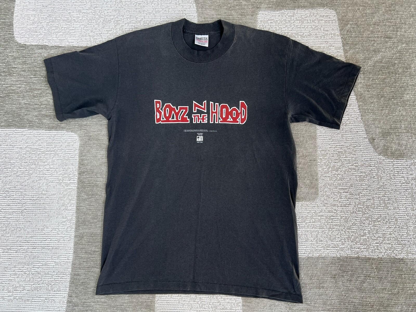 Vintage 90s Boyz N The Hood Movie Promo T-Shirt Size XL Single Stitch Movie Tee Unisex T-Shirt S