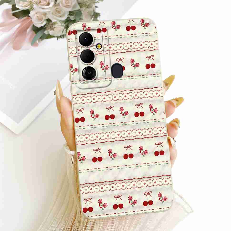 For Tecno Pop 6 Go BE6j Case Simple Style Silicone Shockproof Back Cover Coque For Tecno Pop6 Go POP 6 GO Phone Bumper Shell