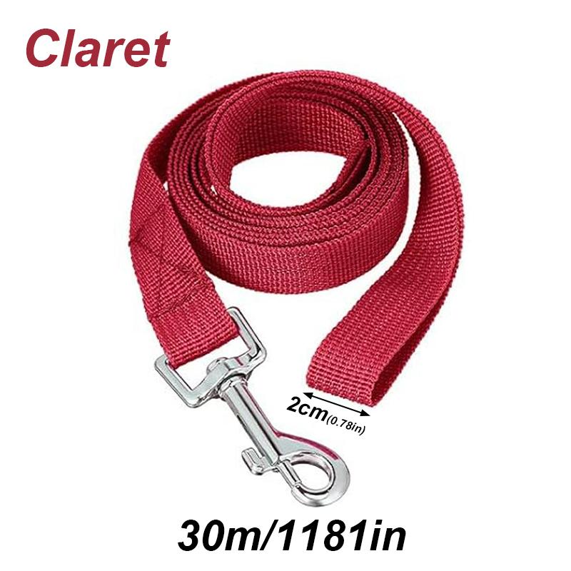 

30m Long Rope Polypropylene Pet Small Big Dog Walking Solid Color Pet Leash Traction Rope Strong Polypropylene Fiber Leashes