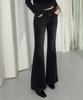 UNKNOWN PLANET Vintage Black Low-Rise Bootcut Denim Pants Black