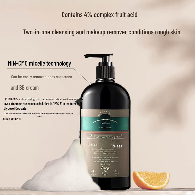 AARYE Glycolic Acid Shower Gel