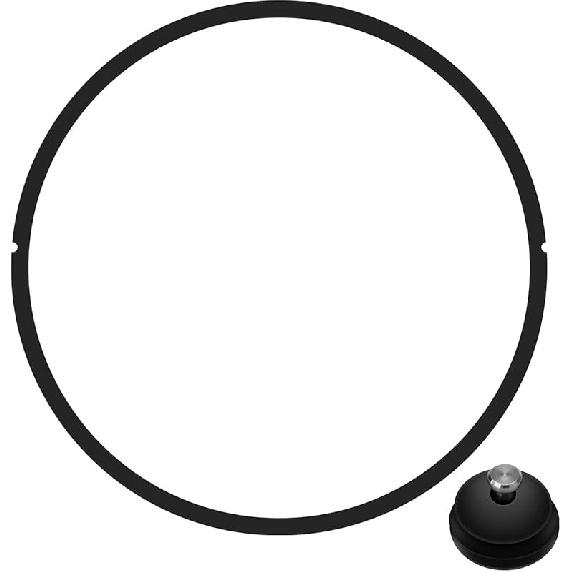 09907 Pressure Canner Sealing Ring & Automatic Air Vent For Presto In Box Pressure Canner Cooker CA16, CA16H & 21 Qt 1