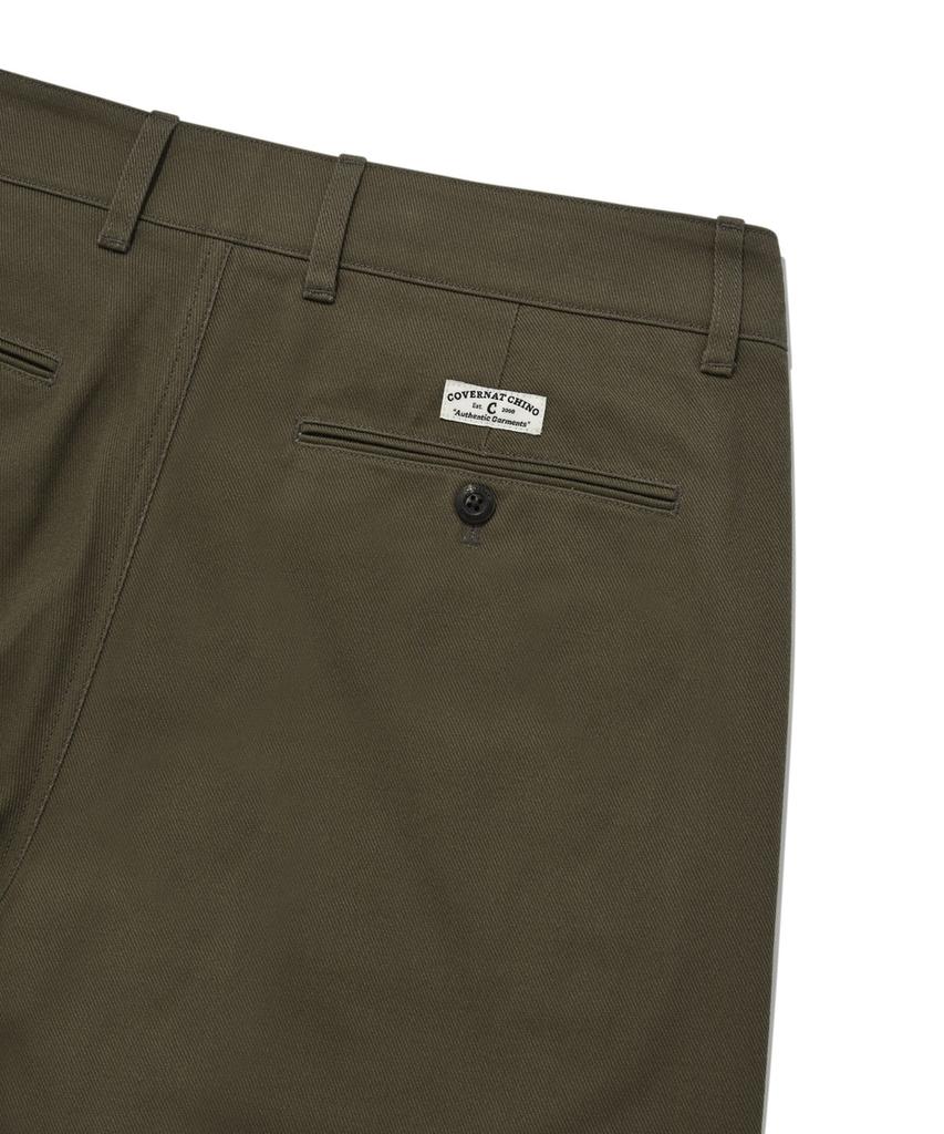 COVERNAT Chino Semi-Wide Pants Khaki