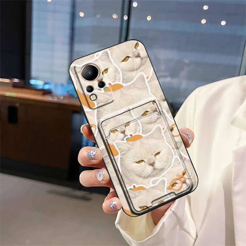 Silicone Anti-knock Phone Case For infinix Note12 G88 Durable Back Cover Dirt-resistant protective Card slot Cover Cute