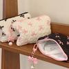 New Korean Style Fashion Simple Bow Wallet Cute Large Capacity Lipstick Storage Makeup Bag Coin Wallet Women Girl Birthday Gifts