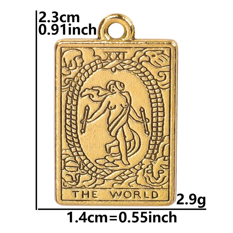12Pcslot Metal Tarot Charm Mix Accessories Sun Moon Star Pendant Charms For Jewelry Making Supplies Wholesale Items Diy Earring