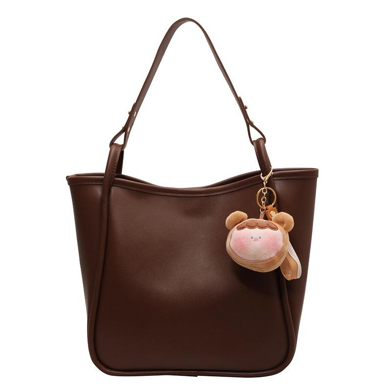 Large capacity pink bag women's new versatile fashion commuter bag casual simple shoulder bag tote bag