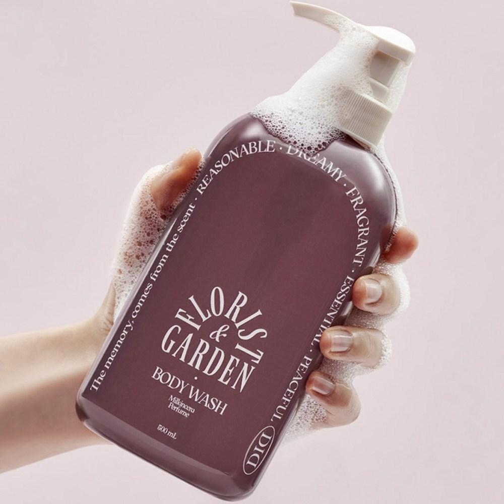 Odded Milk Insera Perfume Body Wash Florist Garden, 500ml, 1 Unit