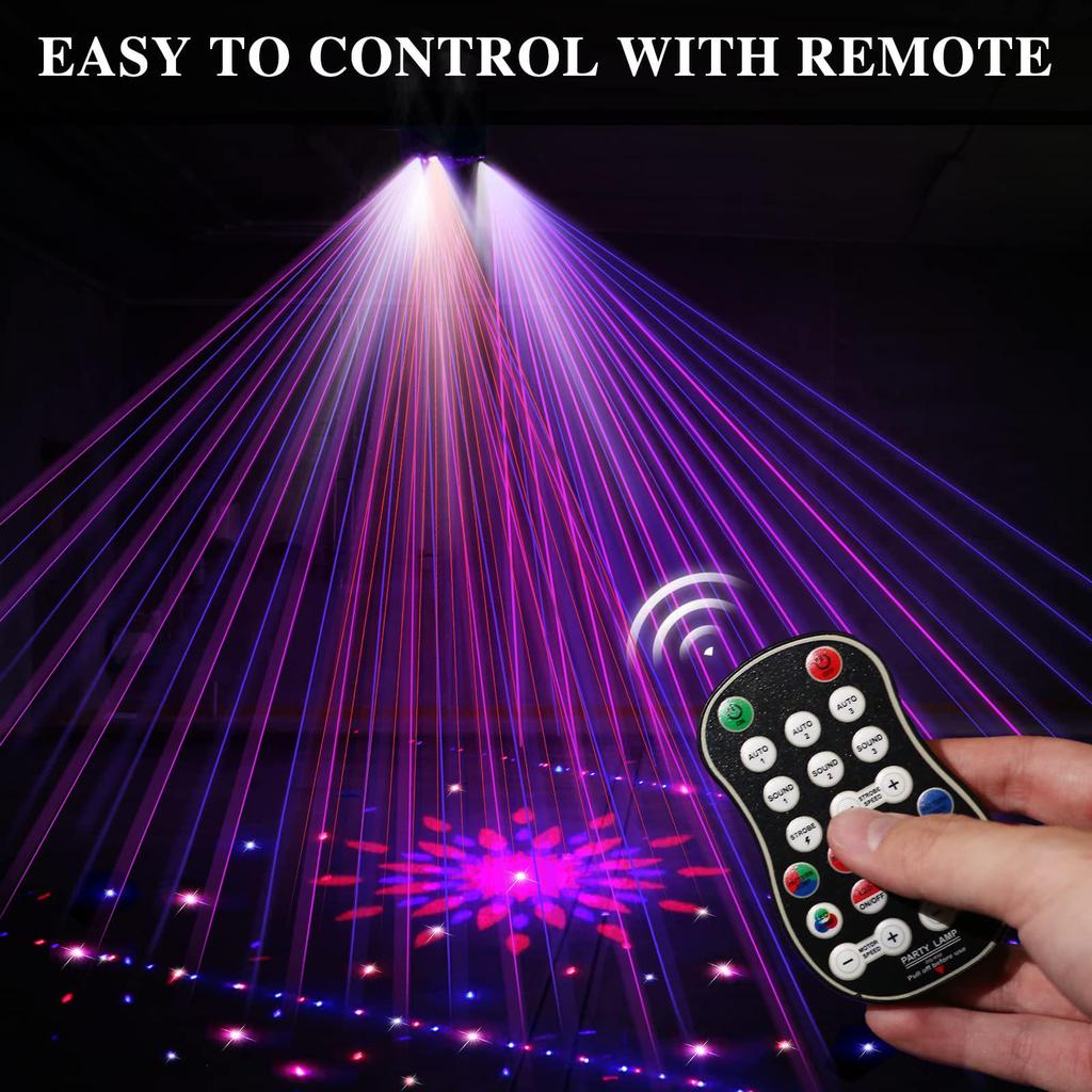 RGB Laser Light Show: Multicolor Laser Patterns for DJ, KTV, Disco, Stage with DMX Control