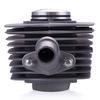 DIY Chain Tensioner Fit 80cc Engine Motor Cylinder Piston 40mm 2 In1 Racing Reed Valve Muffler Pipe For Engine Motorized Bike