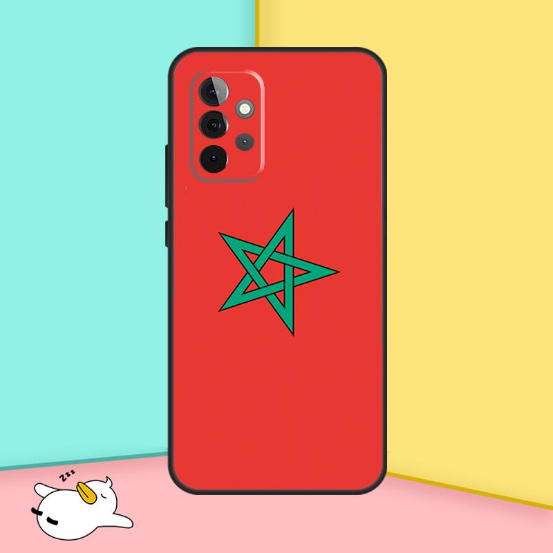 Morocco Flag Case For Samsung Galaxy A53 A13 A23 A33 A17 A06 A16 A56 A36 A54 A34 A14 A52 A32 A15 A35 A55