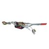 Wire Rope Hand Power Puller Tighten Tool Mini Tightener Double Hook Lifting Tool(4 Ton)