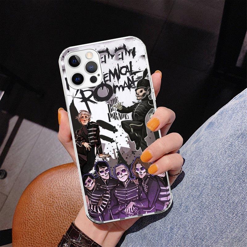 My Chemical Romance MCR Phone Case For iPhone 13 12 Mini 11 Pro Max XS XR X SE 7 8 Plus 5S 5 6S 6 Gift Print Cover Fundas