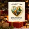 Camping Pocket Hug with Inspirational Cards Heart-Shaped Hiking Pocket Hug Keepsake Token Hikers