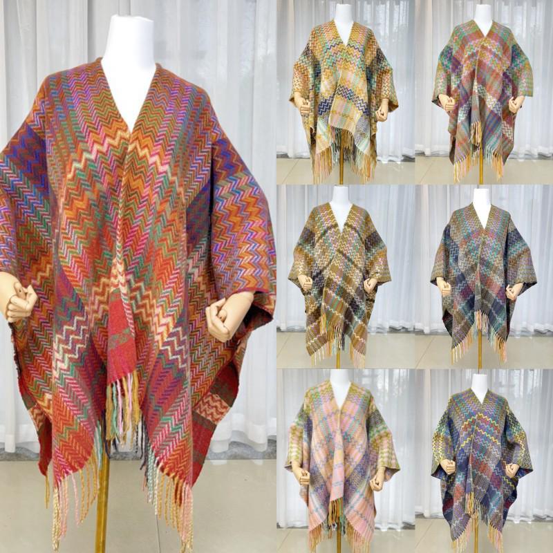Colorful Tassel Ethnic Shawl: Versatile Yunnan Travel Wrap for Women