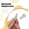 10 Pcs Round Piping Tip, Decorating Tips for Frosting, Ideal for Frosting Cupcakes, Cakes, and Cookies (Ten models)