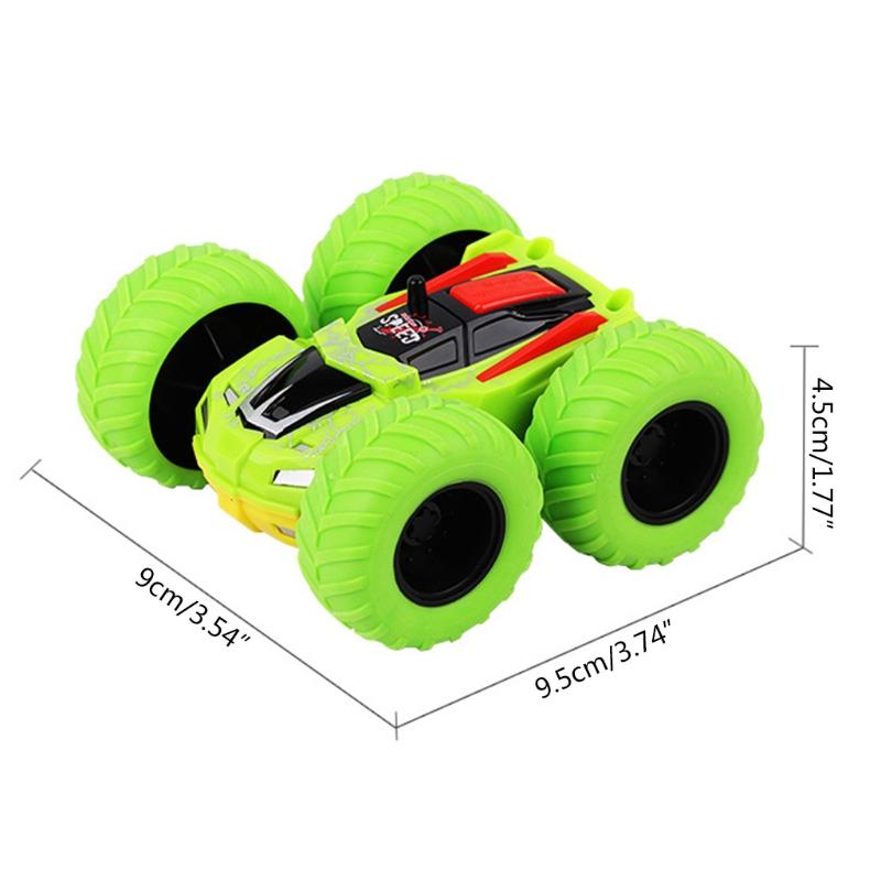For Boys and Girls Toddlers Vibration Inertial Car Toy Pull Back Car Big Tire Four-Wheel Drive Toy Car