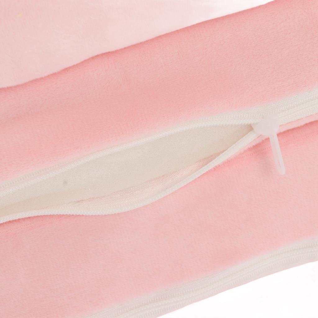 2 In 1 Kids Foldable Sofa Bed Cute Cartoon Backrest Armchair Soft Seat Cushion Plush Back Cushion