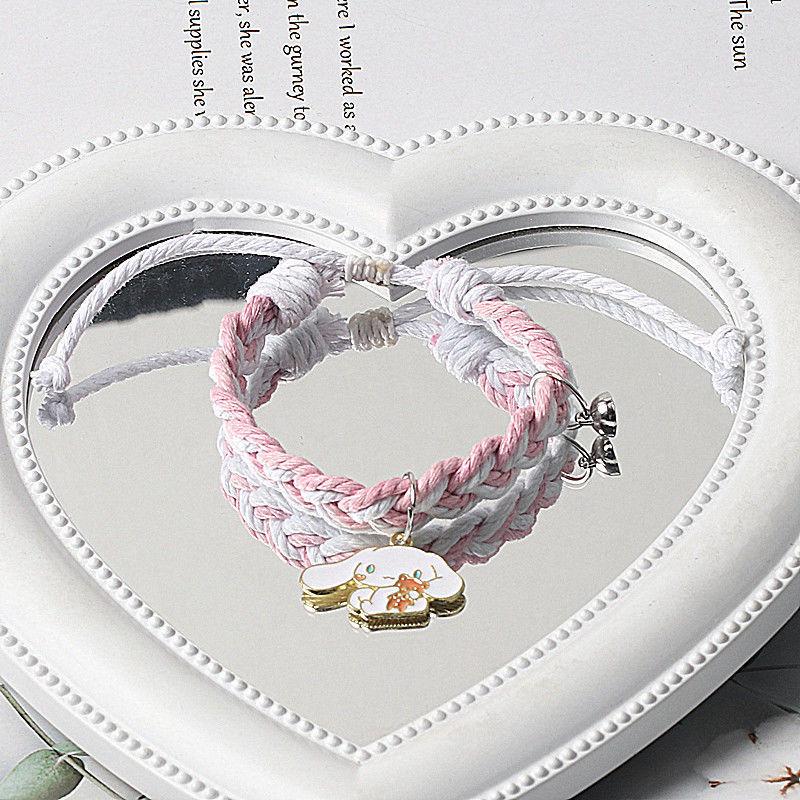Cinnamoroll Knitted Magnetic Bracelets - Cute Cartoon Bestie Gifts for Women
