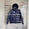 Unisex Short Down Jacket With Hood Lightweight Warm Winter Coat Men Women