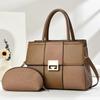 New Simple Solid Color Versatile Large Capacity Shoulder Portable Texture Women's Bag Mother and Child Big Bag