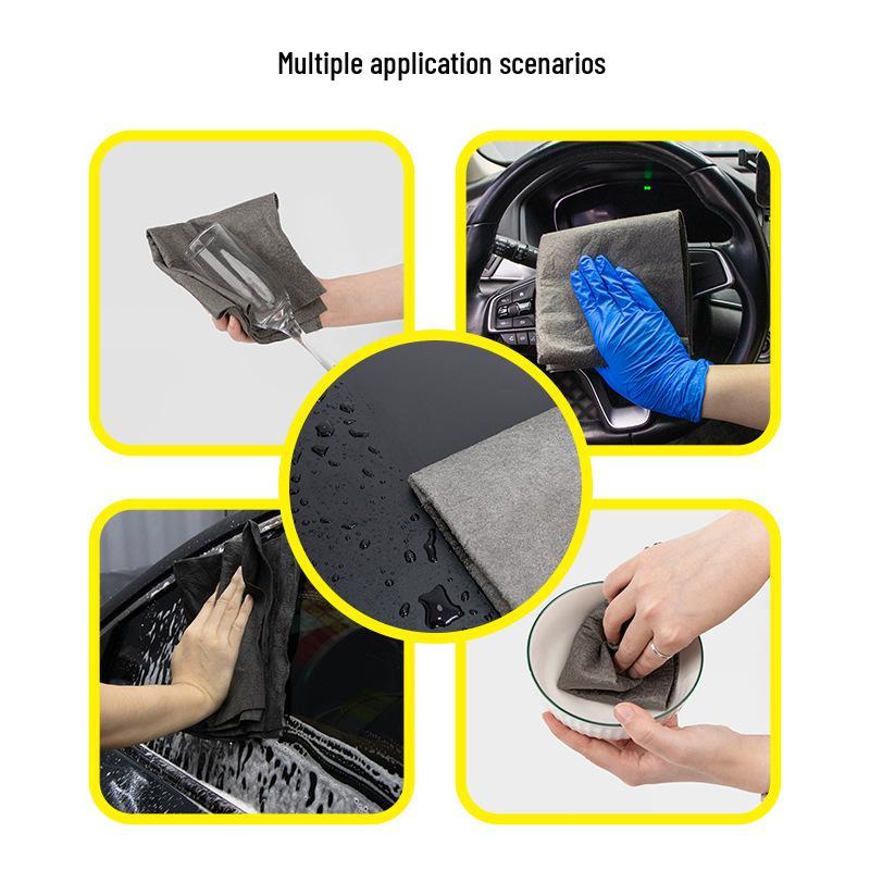 Magic Glass Absorbent Cloth for Kitchen, Mirrors, and Cars – Thick, High-Performance Cleaner
