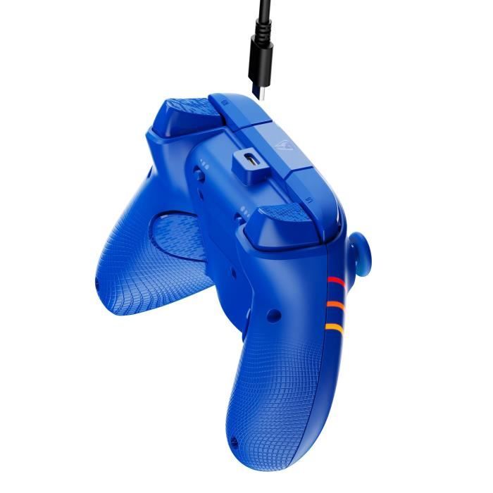 Manette De Jeu - Xbox Series X|S, Xbox One Et PC - Afterglow Wave - RGB - Filaire - Bleu - TURTLE BEACH