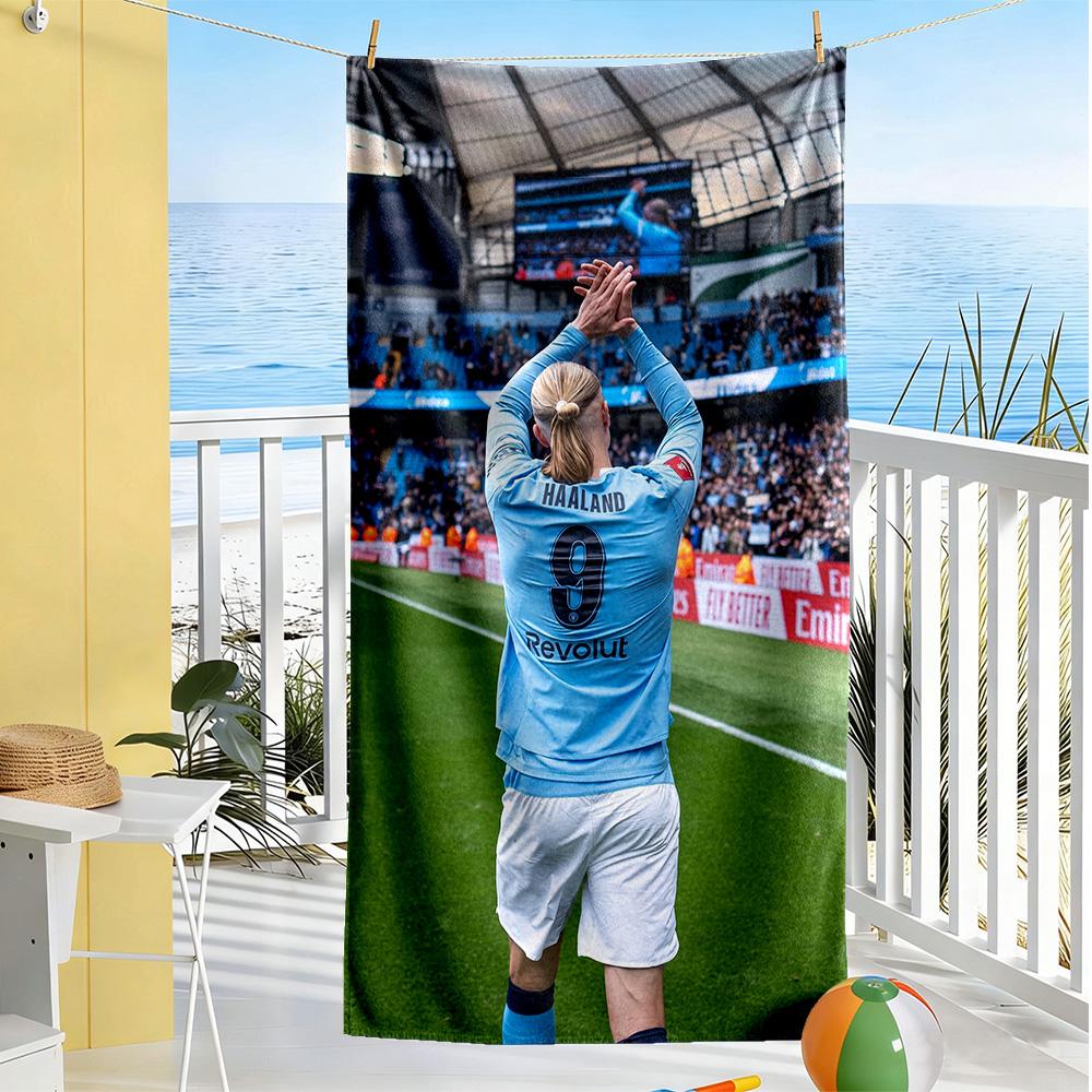 Haaland Beach Towel High Absorbency & Quick-Dry Comfortable Lightweight Portable for Swimming,Beach,Camping, Travel, Beach Accessories,Gym