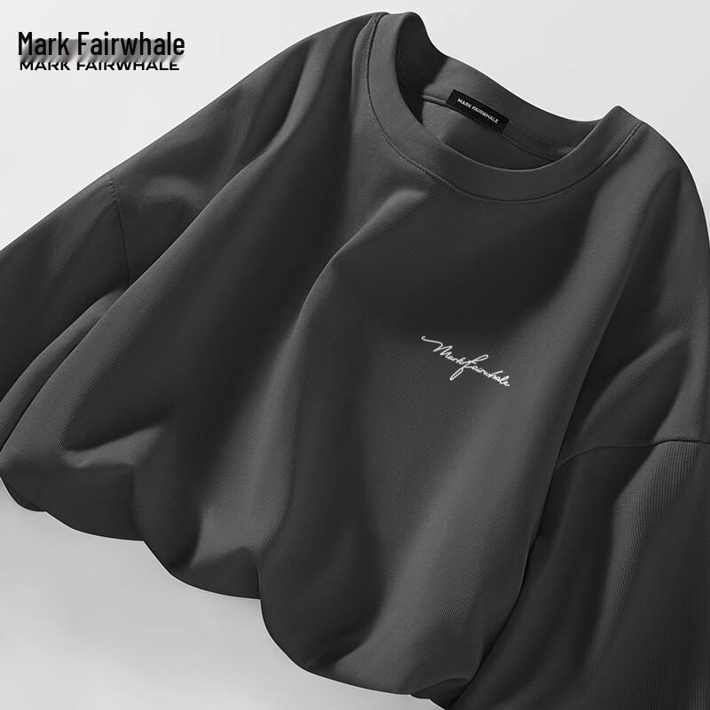 Mark Fairwhale Men's Cotton Long Sleeve Crew Neck T-Shirt