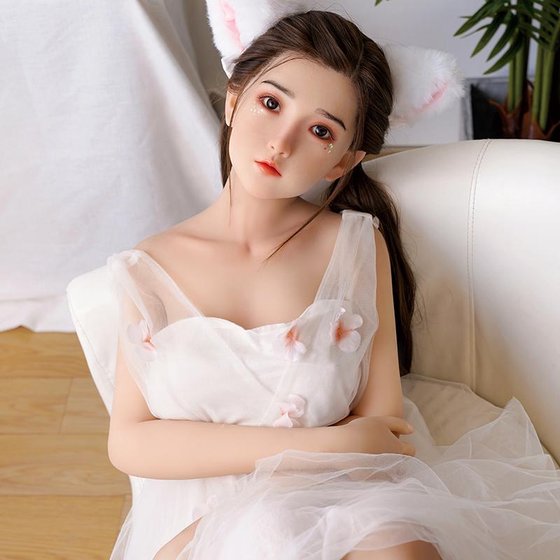 100cm Men's Sex Doll Loli Sweet Girlfriend With Skeleton Japanese Style Big Breast Masturbation Cup Erotic Sex Toy