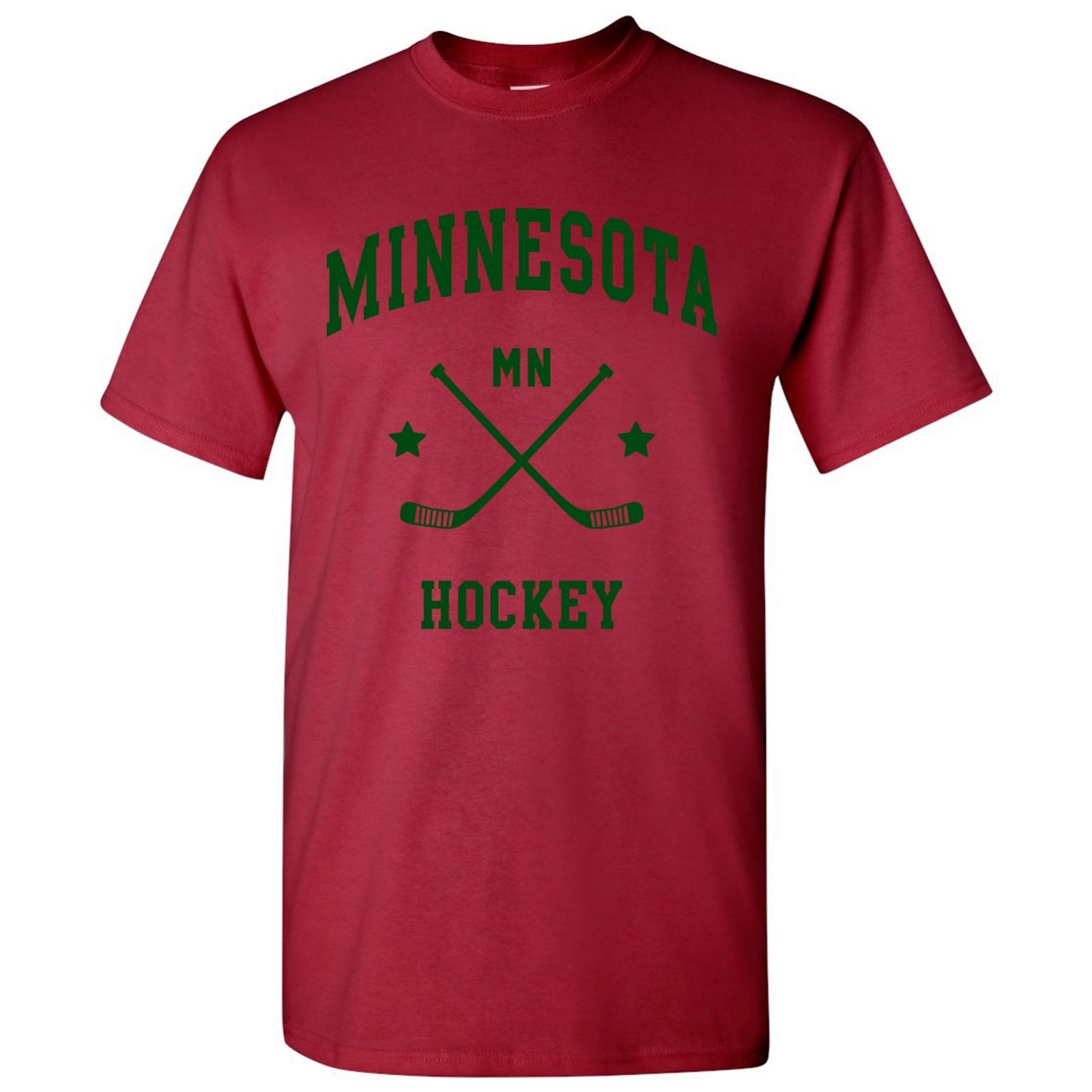 Minnesota Classic Hockey Arch Hometown Sports Team Unisex T-Shirt L