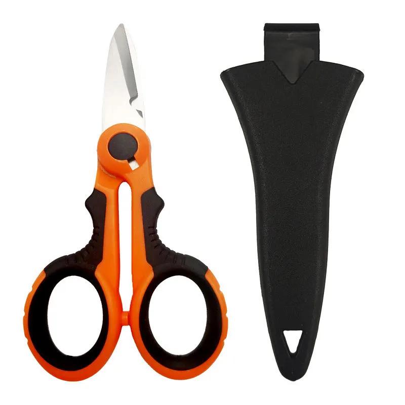 Professional Electrician Scissors High Carbon Steel Wire Cut Tool for Fabric Paper Cable Fishing