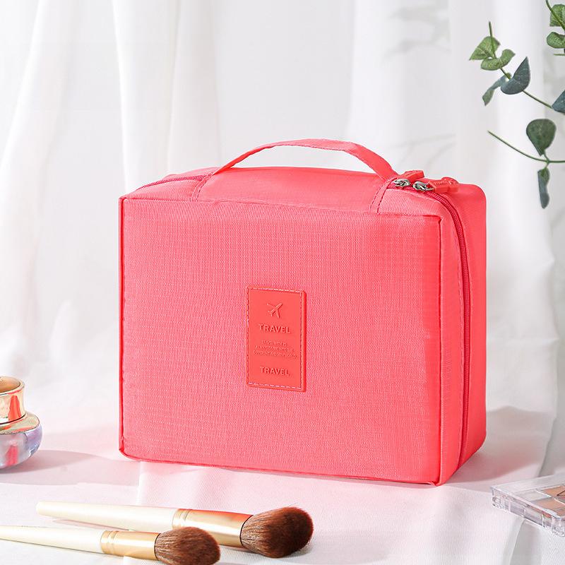 Large Capacity Korean Style Portable Travel Toiletry Bag Multifunctional Square Cosmetic Organizer KTB
