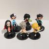 Demon Slayer Figures: 6 Styles - Tanjiro, Nezuko, and Zenitsu Collectible Gashapon Dolls