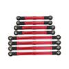 GPM Metal Alloy Adjustable Full Set Tie Rod Links 9742R+9749 for Traxxas 1/18 TRX4M TRX-4M Defender Bronco RC Crawler Car