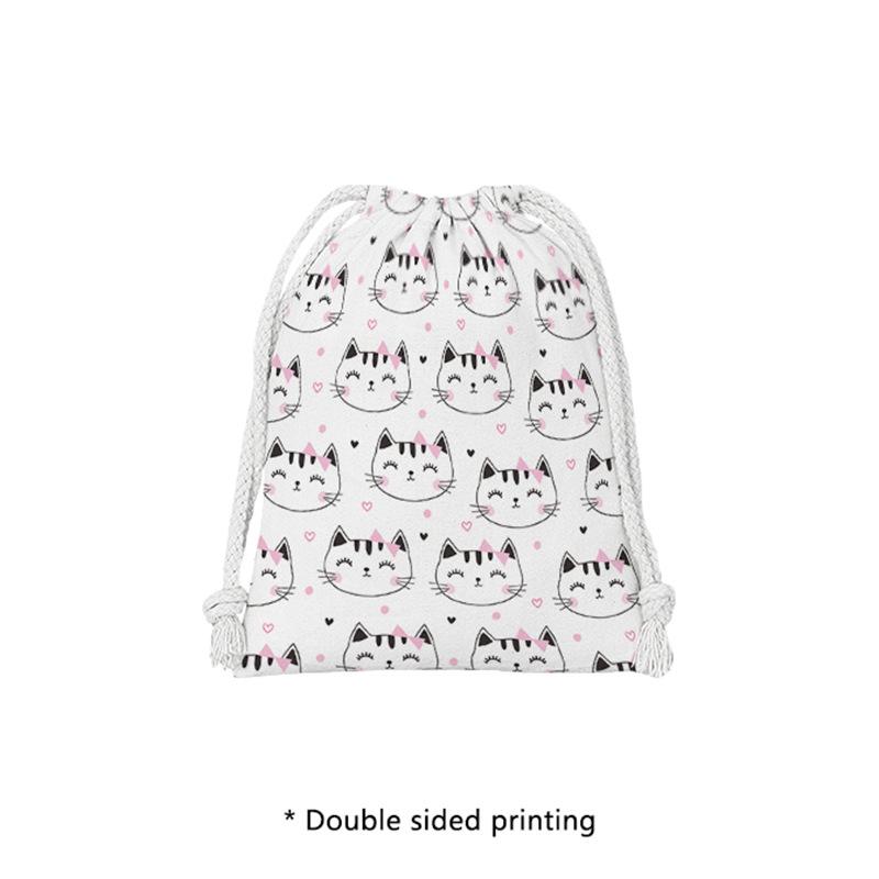 Portable Cross-Border Drawstring Organizer for Jewelry & Cosmetics - Simple, Compact Storage Bag Small: 14x16cm