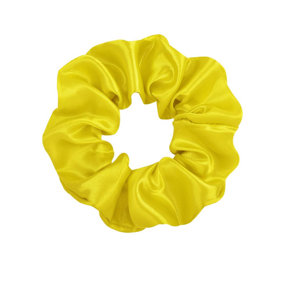 Solid Color Large Intestine Hair Band Color Ding Cloth Elastic Hair Band Hair Accessories Headgear Headrope 095