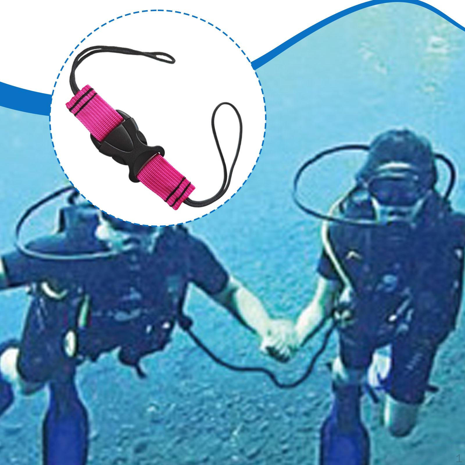 

Diving Lanyard Accessory Dive Gear Strap Underwater Tool for Lights рожевий