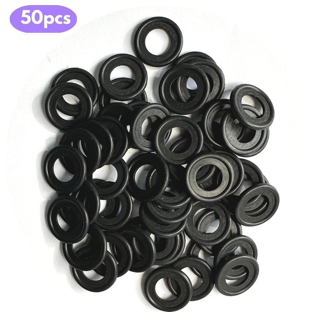 50x M12 Rubber Oil Drain Plug Gasket Washer Fits For 12616850 097-119