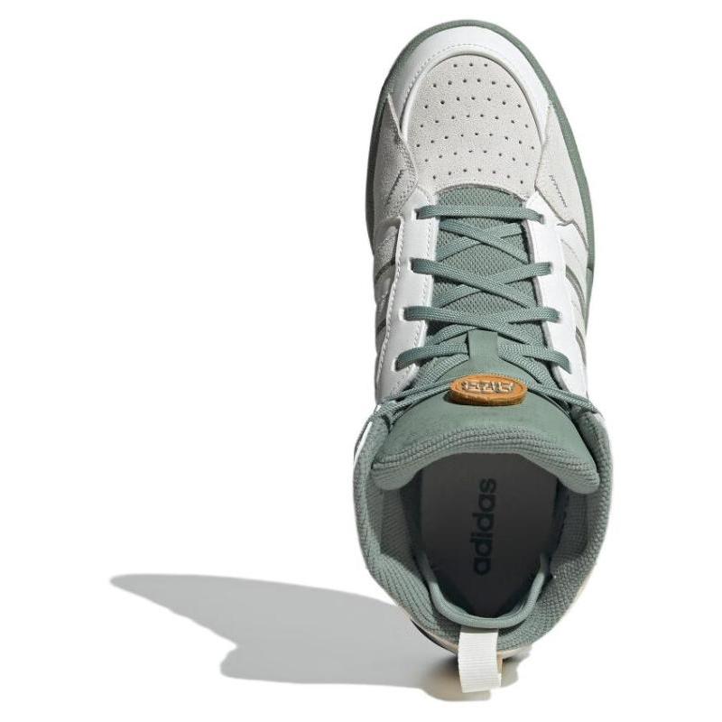 Adidas Neo 100DB Basketball Shoes 'Grey White Olive Green' Sneakers IG1572