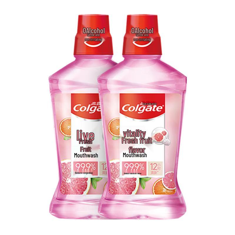 Colgate Sweet Fruity Alcohol-Free Fluoride Mouthwash