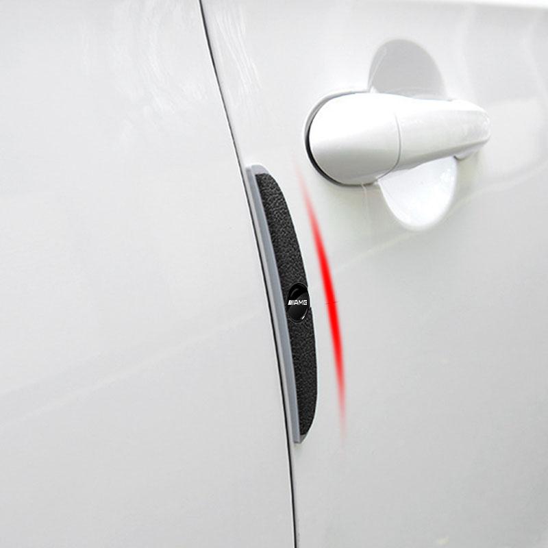 4Pcs Car Door Anti-Collision Strip Rearview Mirror Protection Sticker For Mercedes Benz AMG GLE GLS GLC CLA GLB ML W204 W206 W205 W212 W203