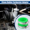 ACROPIX 35mm ID Gummi Midori Motorcykel Förgasare Adapter Insug Insugsrör Grenrör Adapter Stövelhylsa Gränssnitt (2 klämmor)