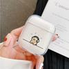 Earphone Case for AirPods 4 Pro3 Transparent Dog Puppy Cases for AirPods Pro2 3 4 1/2 Soft Silicone Protective Cover Box Cover