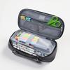 Large Capacity Double-Layer 5-Compartment Pencil Case Students Oxford Fabric School Organizer Bag