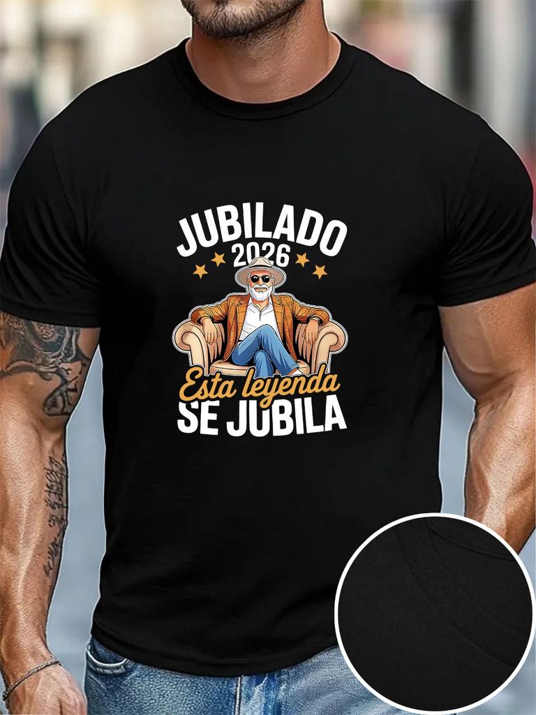 2026 RetireUnisext Commemorative T-shirt -100% Spanish Style RetireUnisext Theme, Designed for RetireUnisext Age of 66