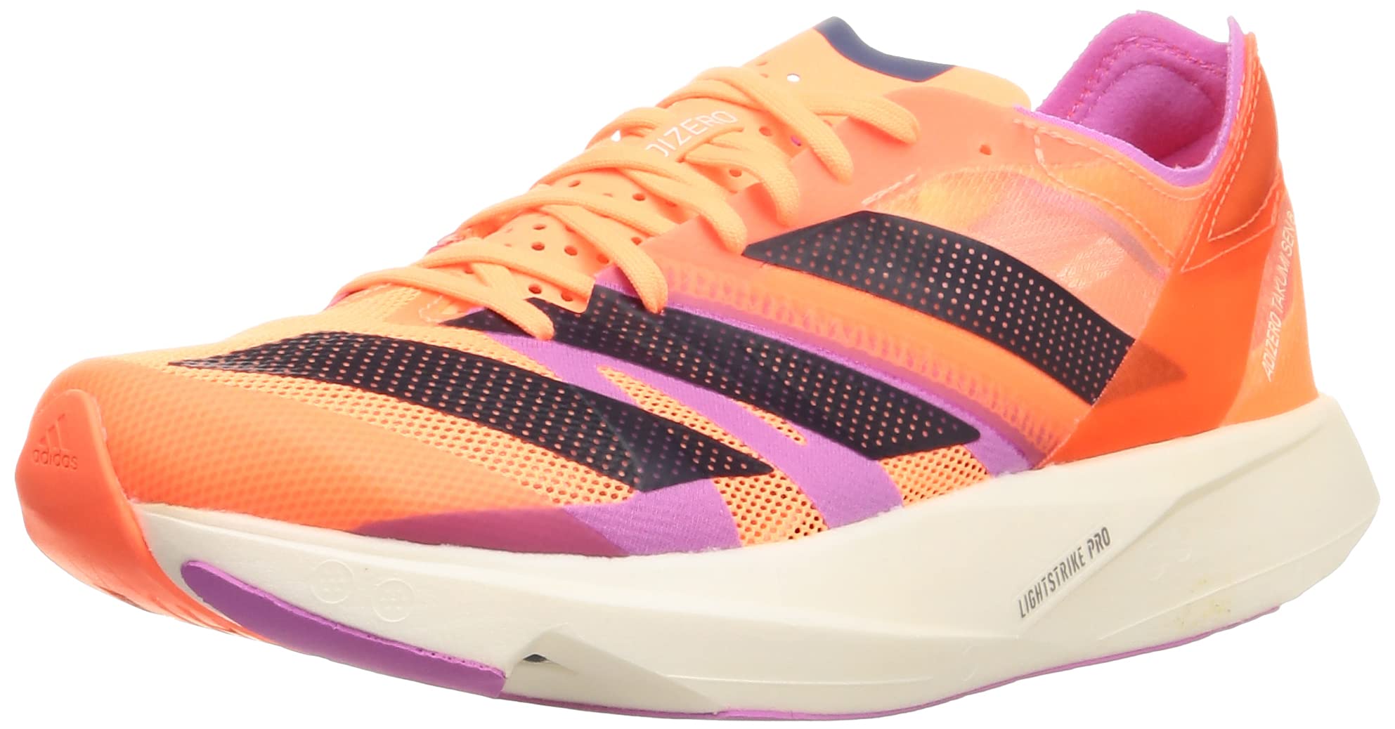 

Adidas Adizero Takumi Sen 8 Running Shoes LTI41 2022 Beam Lilac Size cm Spring/Summer Model, Orange/Shadow Navy/Pulse (GX6668), 25.5