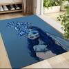 1Pc Blue Spirit Butterflies Carpet Rug Customizable Soft Washable Antislip Home Living Room Sofa Mats Personalized Rug 0917159