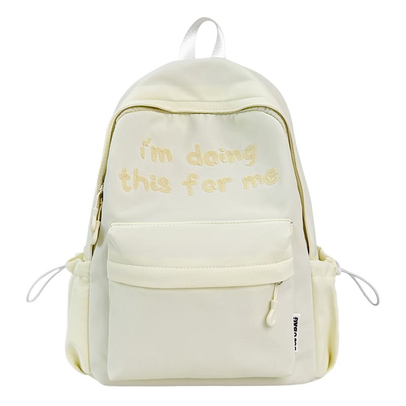 Light Letter Backpack Outdoor Large Capacity Backpack Student Commuter Schoolbag